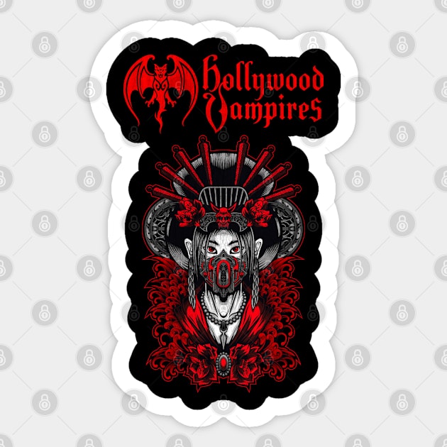 Hollywood Vampires"My Dead Drunk Friends" Sticker by Rooscsbresundae